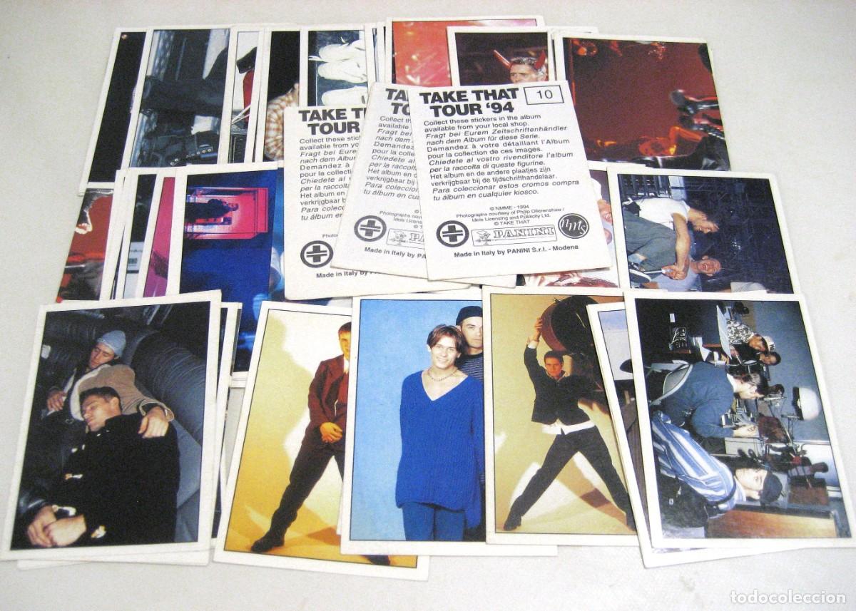 Coleccionismo Cromos antiguos: LOTE DE 50 CROMOS TAKE THAT TOUR'94. PANINI, 1994.