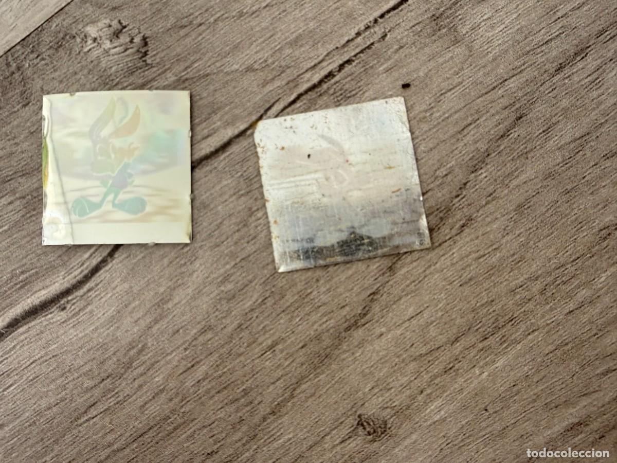 Coleccionismo Cromos antiguos: 2 hologramas premio Tiny Toon - Sonric&acute;s