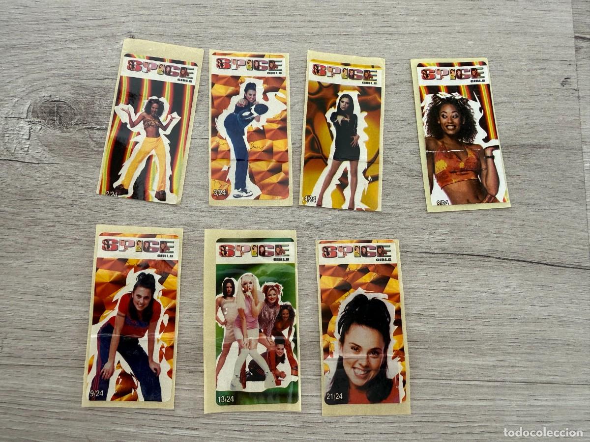 Coleccionismo Cromos antiguos: 7 pegatinas diferentes - Chicle Spice Girls