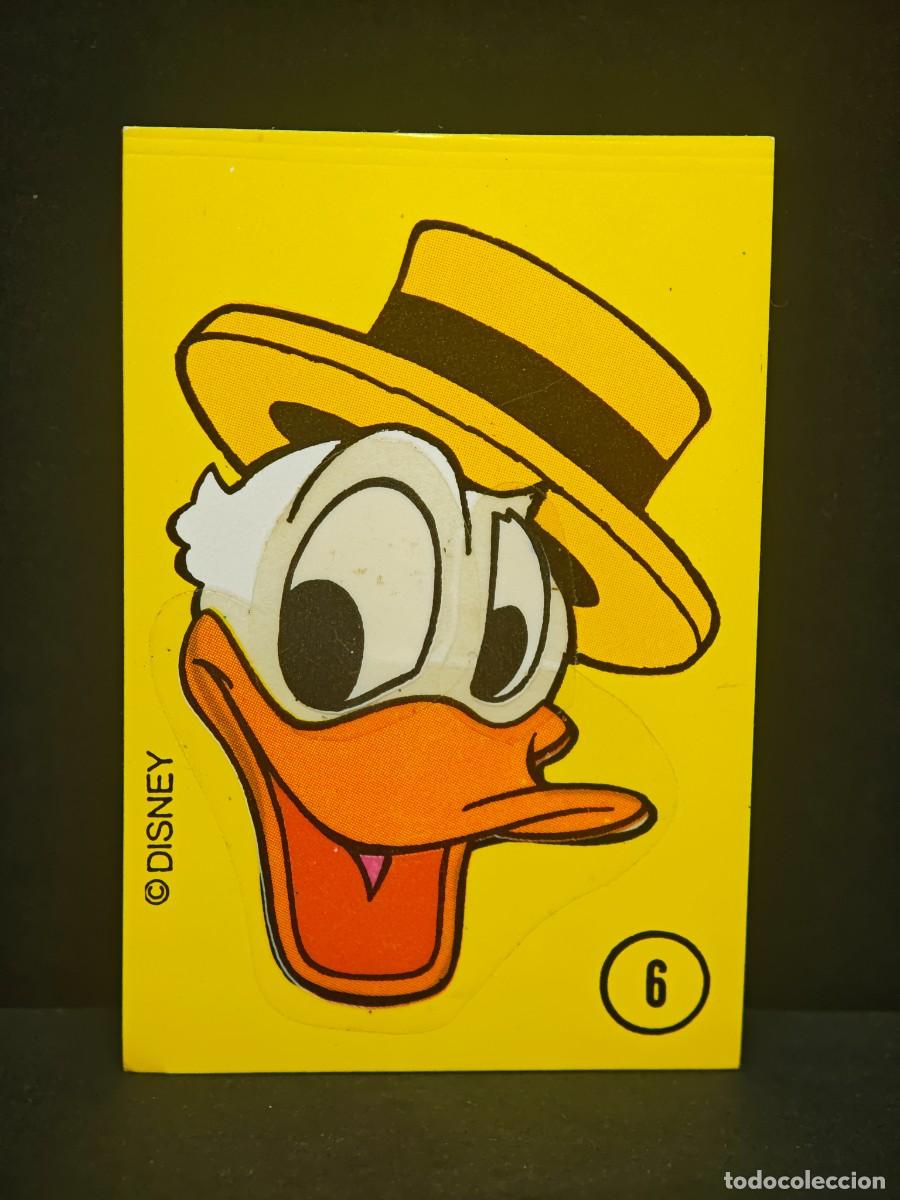 Coleccionismo Cromos antiguos: CROMO PEGATINA PANRICO DONALD Y SUS AMIGOS DE PATO AVENTURAS