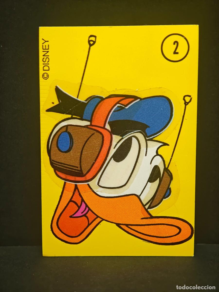 Coleccionismo Cromos antiguos: CROMO PEGATINA PANRICO DONALD Y SUS AMIGOS DE PATO AVENTURAS