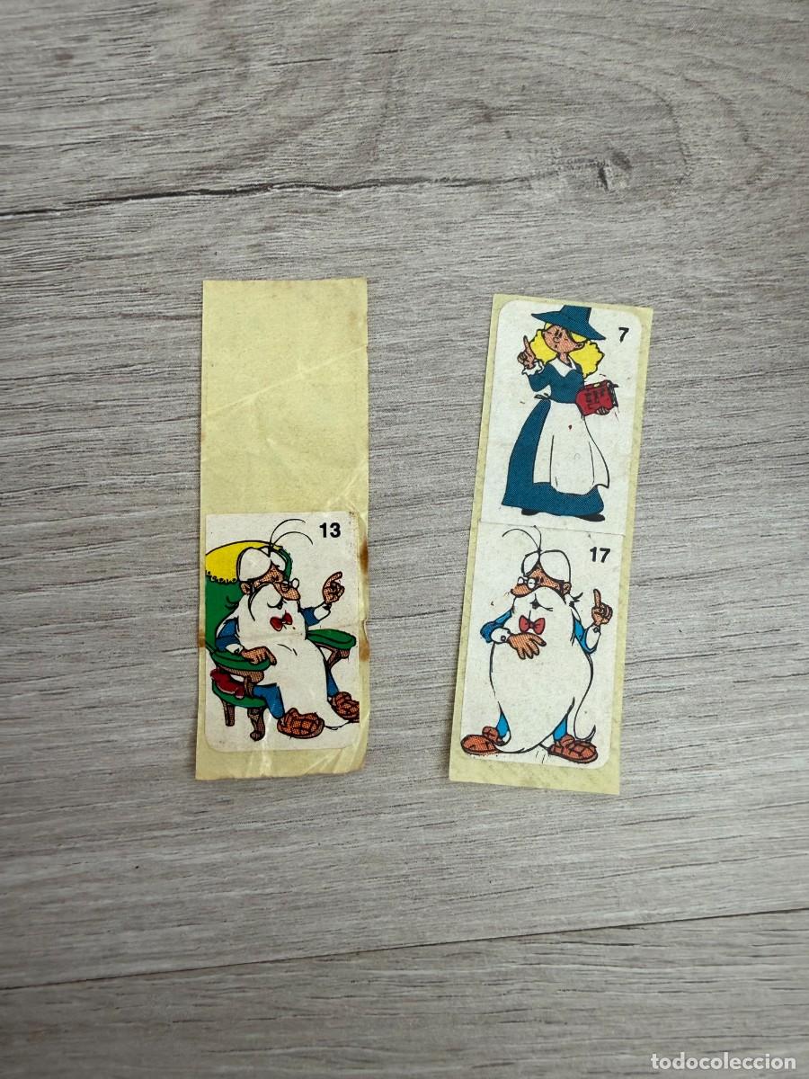 Coleccionismo Cromos antiguos: 3 cromos pegatinas - &Eacute;rase una vez... el hombre - 3, 7 y 17