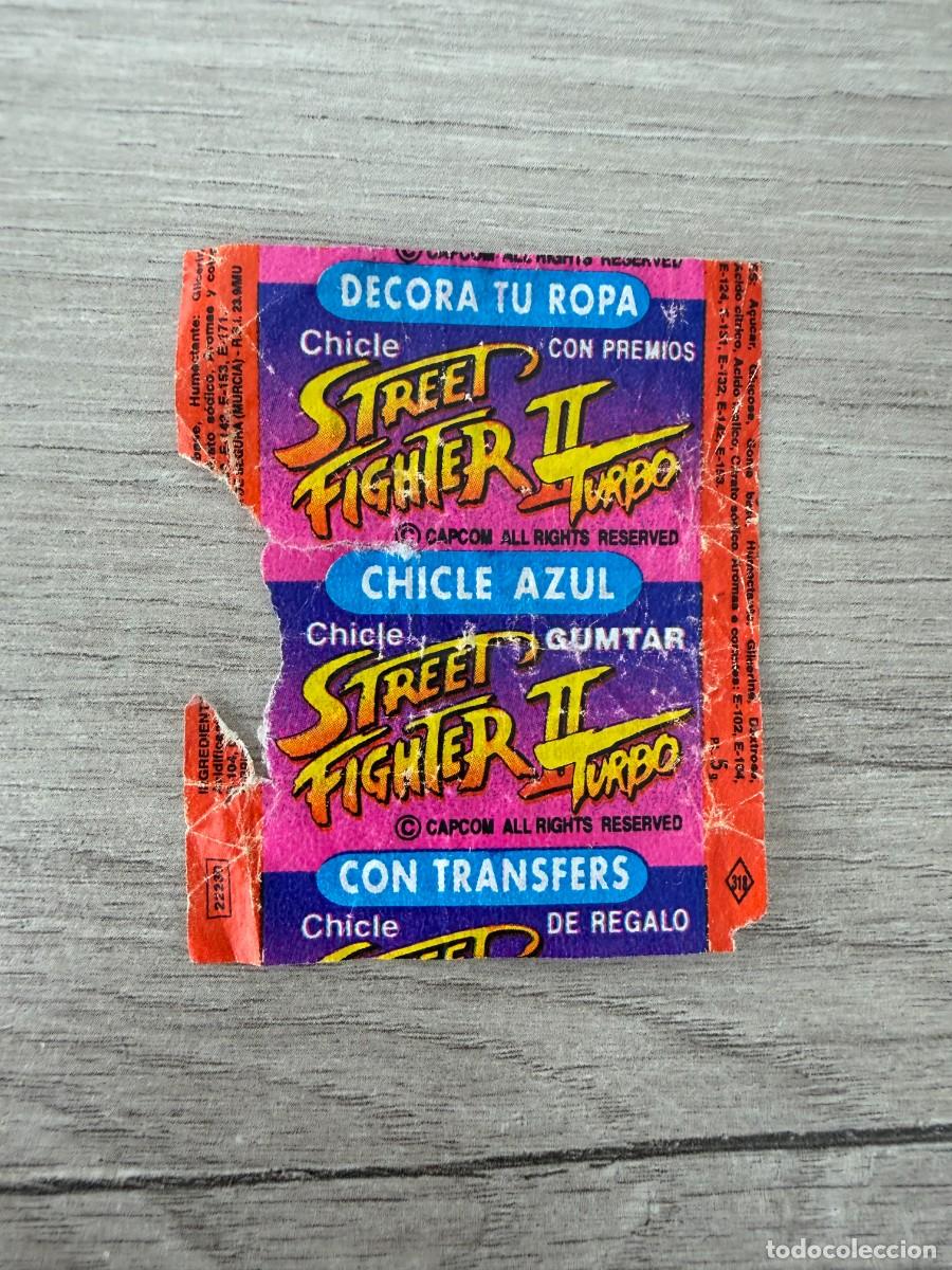 Coleccionismo Cromos antiguos: Envoltorio chicle Gumtar - Street Fighter - Dif&iacute;cil