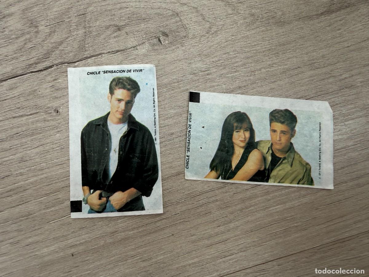Coleccionismo Cromos antiguos: 2 cromos chicle Sensaci&oacute;n de vivir - 90201