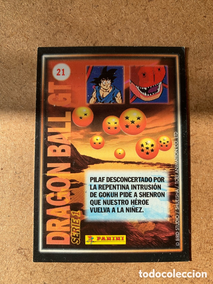 Coleccionismo Cromos antiguos: CARTA DRAGON BALL. N&Uacute;MERO 21. RESERVADA.