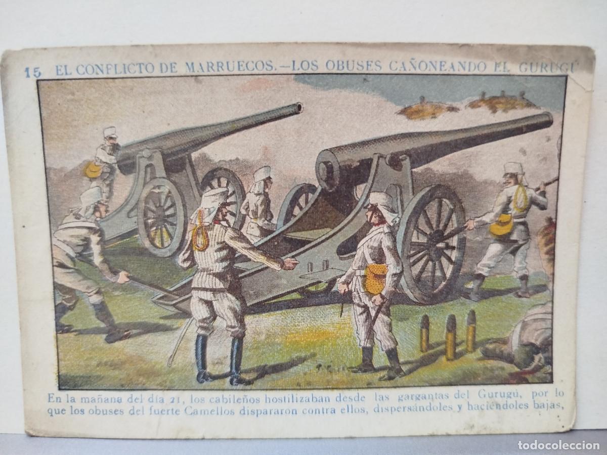 Coleccionismo Cromos antiguos: Cromo Chocolates A. Sol&eacute; Alsina, Conflicto de Marruecos, n&uacute;m. 15