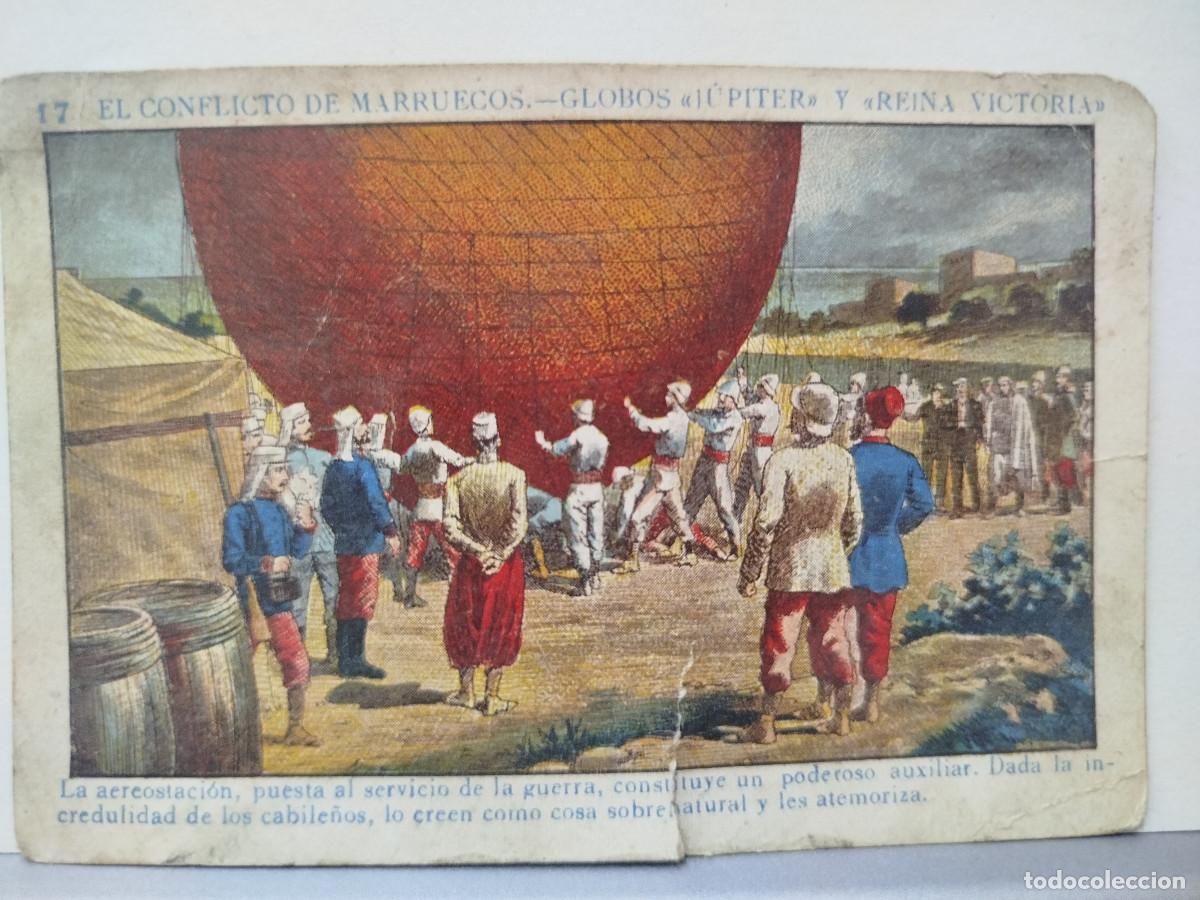 Coleccionismo Cromos antiguos: Cromo Chocolates A. Sol&eacute; Alsina, Conflicto de Marruecos, n&uacute;m. 17