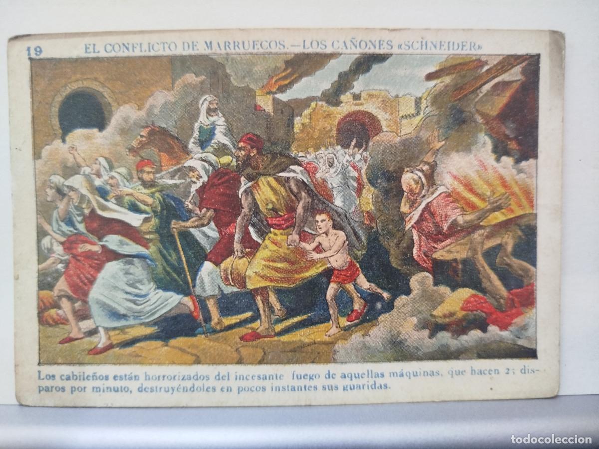 Coleccionismo Cromos antiguos: Cromo Chocolates A. Sol&eacute; Alsina, Conflicto de Marruecos, n&uacute;m. 19