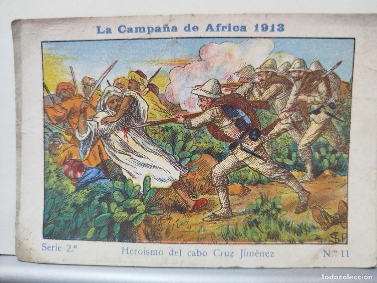 Coleccionismo Cromos antiguos: Cromo Chocolates Jaime Boix, La Campa&ntilde;a de &Aacute;frica, 1913, serie 2, n&uacute;m. 11