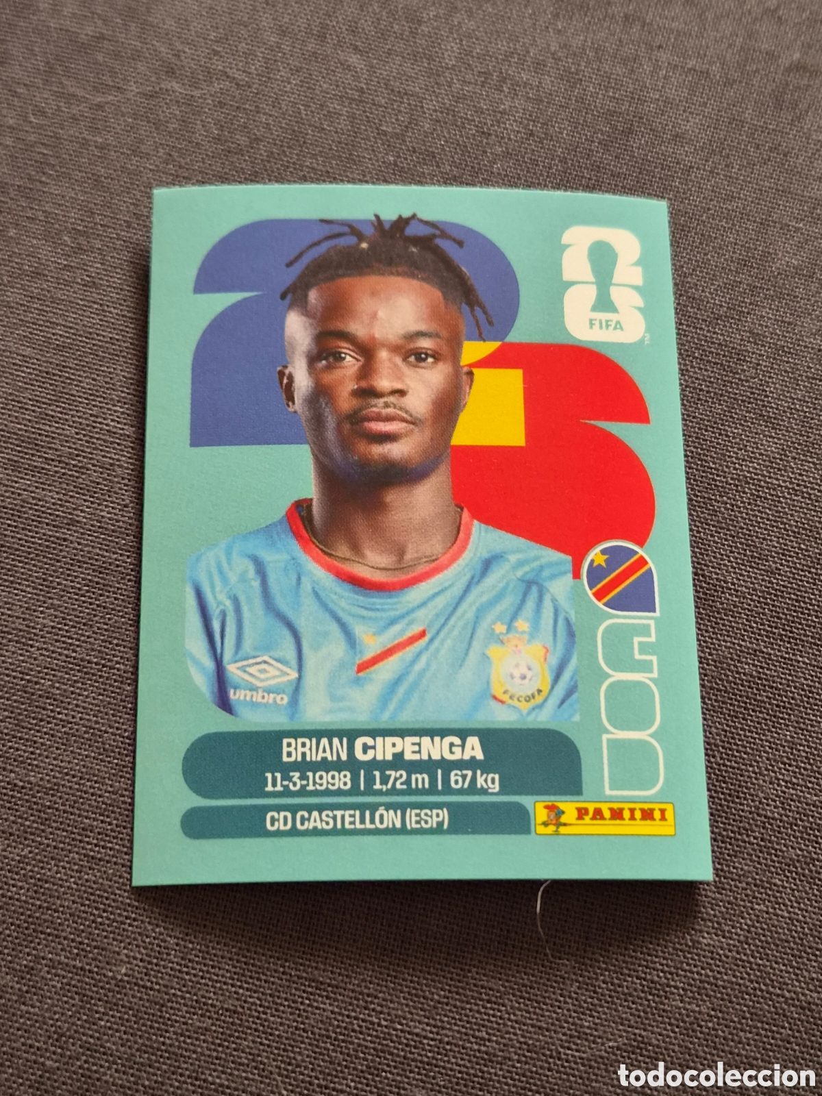 Coleccionismo Cromos antiguos: COD17 - CIPENGA , CONGO FIFA WORLD CUP 2026