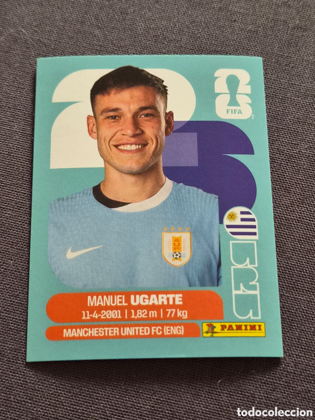 Coleccionismo Cromos antiguos: URU14 - UGARTE , URUGUAY FIFA WORLD CUP 2026
