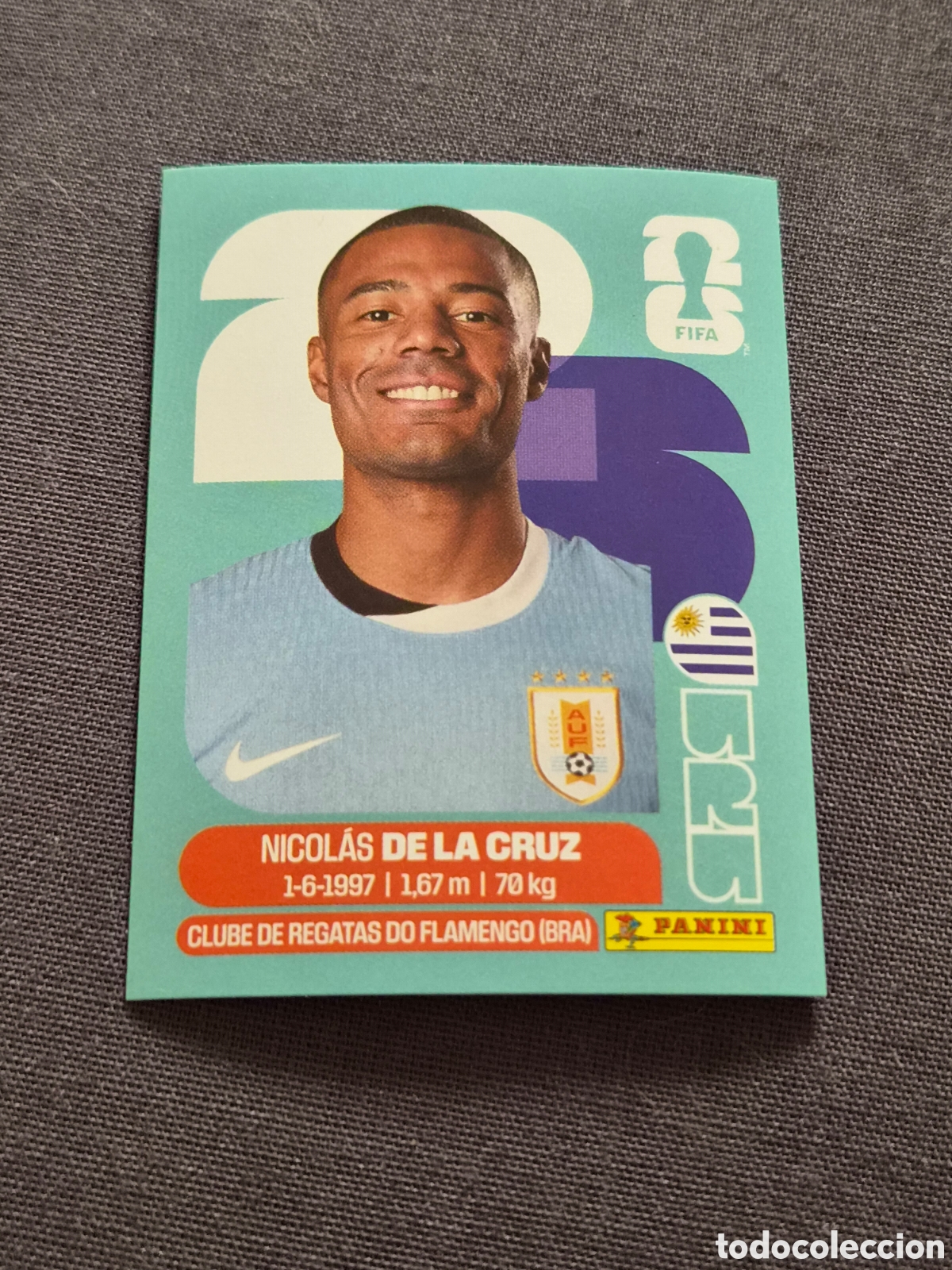 Coleccionismo Cromos antiguos: URU15 - DE LA CRUZ , URUGUAY FIFA WORLD CUP 2026