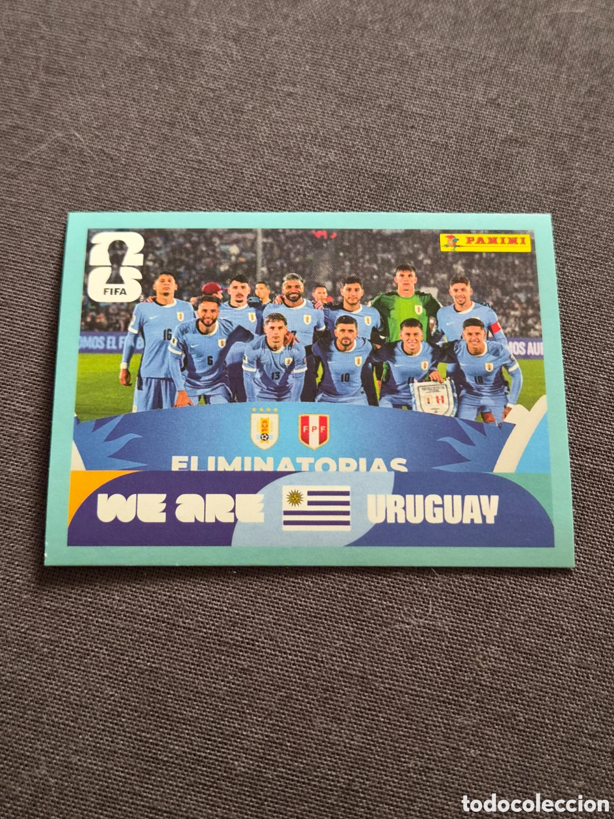 Coleccionismo Cromos antiguos: URU13 - ALINEACI&Oacute;N URUGUAY FIFA WORLD CUP 2026