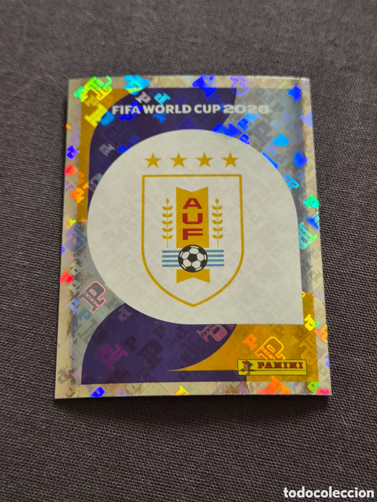Coleccionismo Cromos antiguos: URU1 - ESCUDO URUGUAY FIFA WORLD CUP 2026