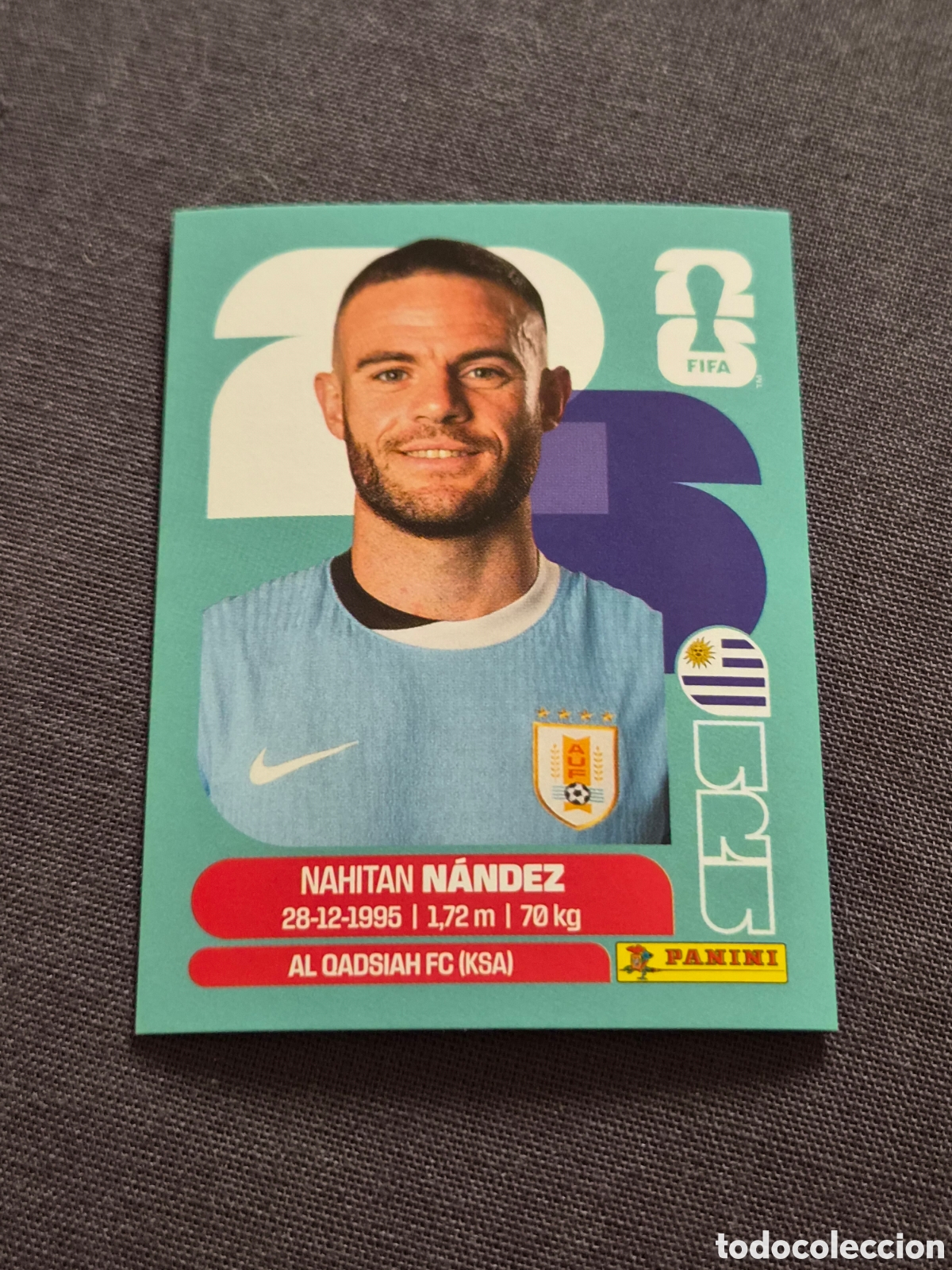 Coleccionismo Cromos antiguos: URU9 - NANDEZ , URUGUAY FIFA WORLD CUP 2026
