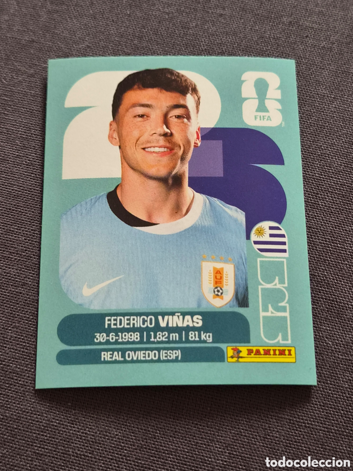 Coleccionismo Cromos antiguos: URU18 - VI&Ntilde;AS, URUGUAY FIFA WORLD CUP 2026