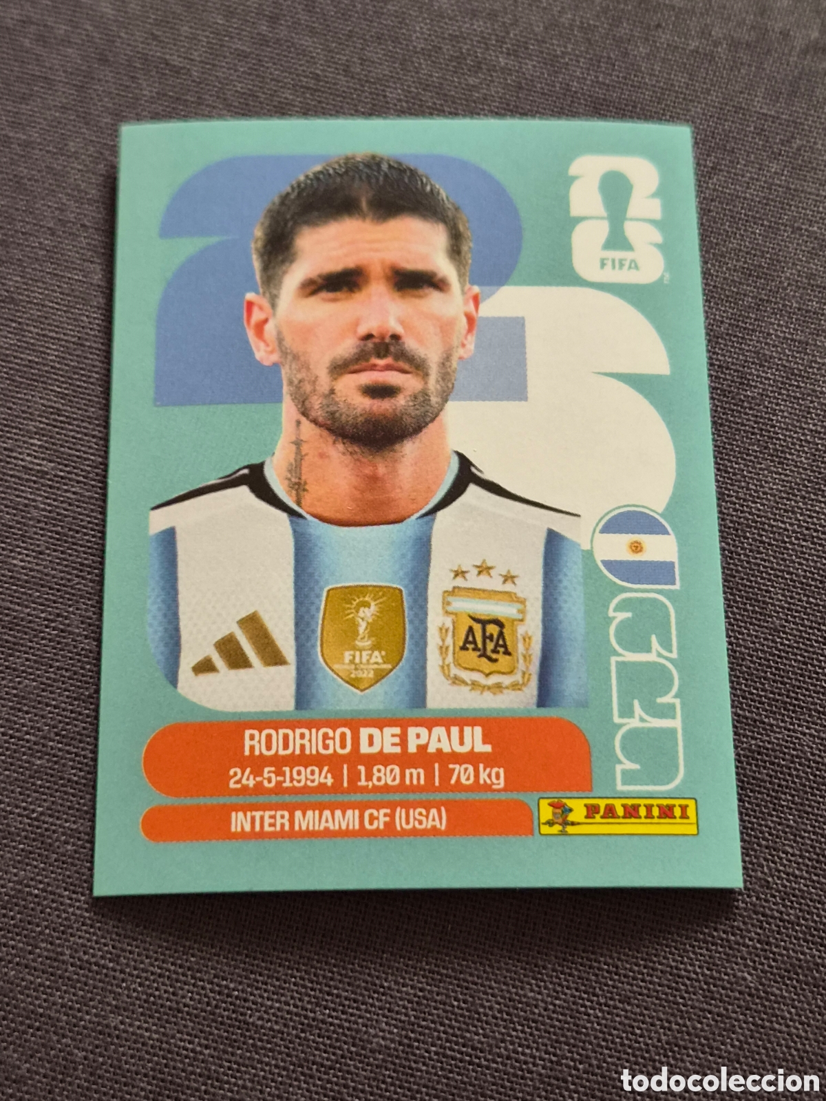 Coleccionismo Cromos antiguos: ARG10 - DE PAUL, ARGENTINA FIFA WORLD CUP 2026