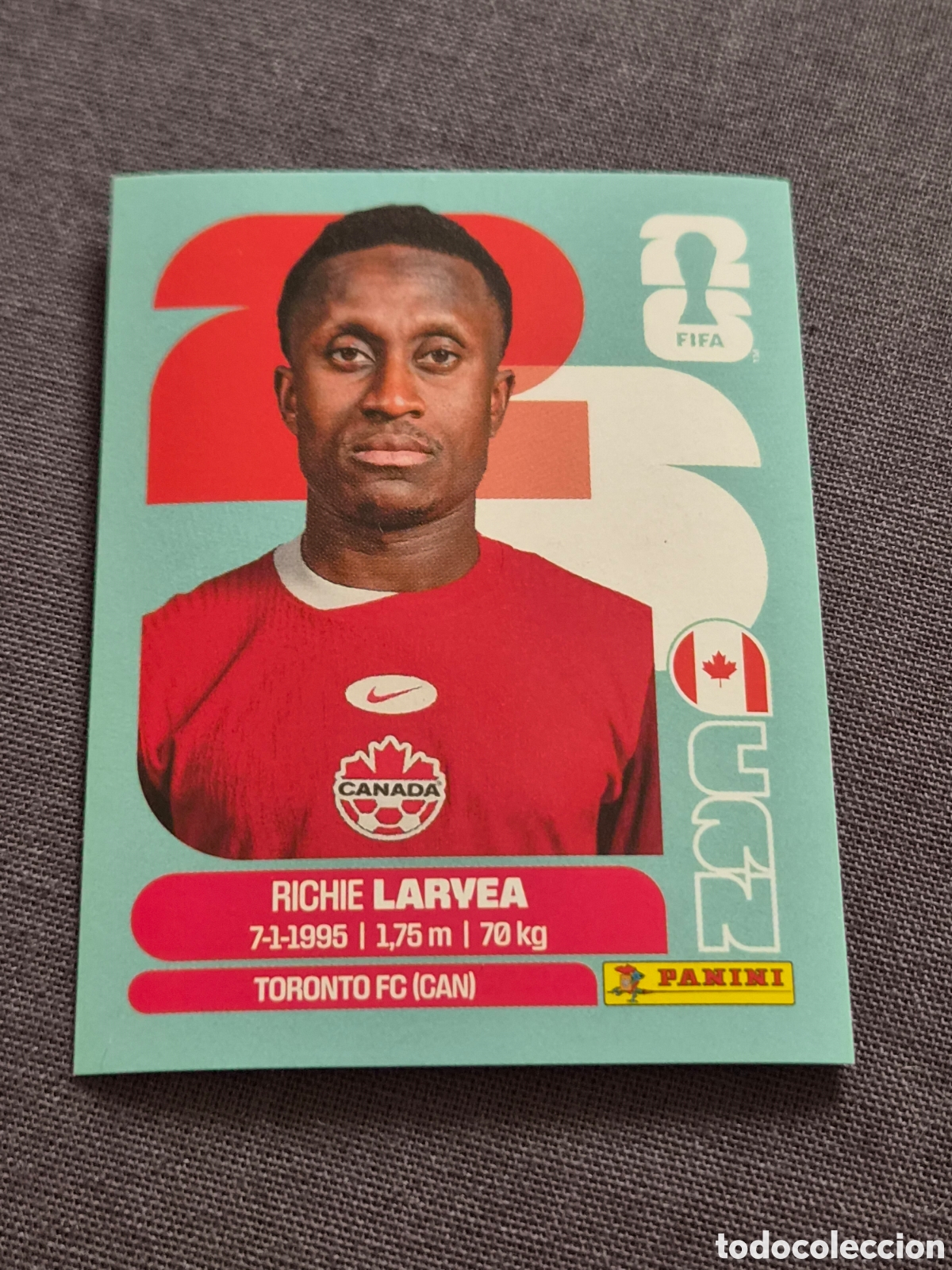 Coleccionismo Cromos antiguos: CAN6 - LAREYA , CANAD&Aacute; FIFA WORLD CUP 2026