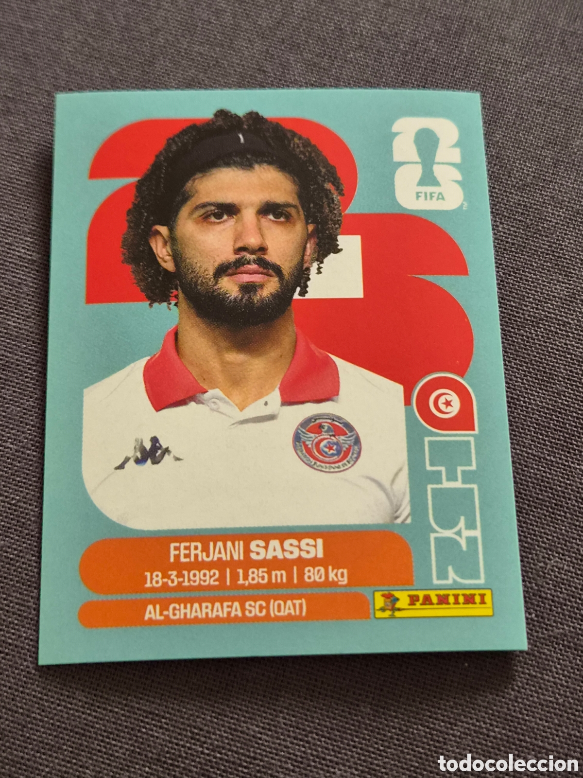 Coleccionismo Cromos antiguos: TUN11 - SASSI , TUNISIA FIFA WORLD CUP 2026