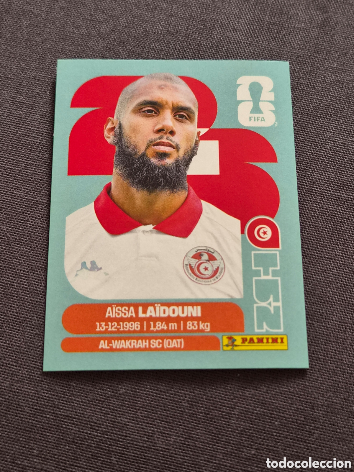 Coleccionismo Cromos antiguos: TUN10 - LAIDOUNI , TUNISIA FIFA WORLD CUP 2026