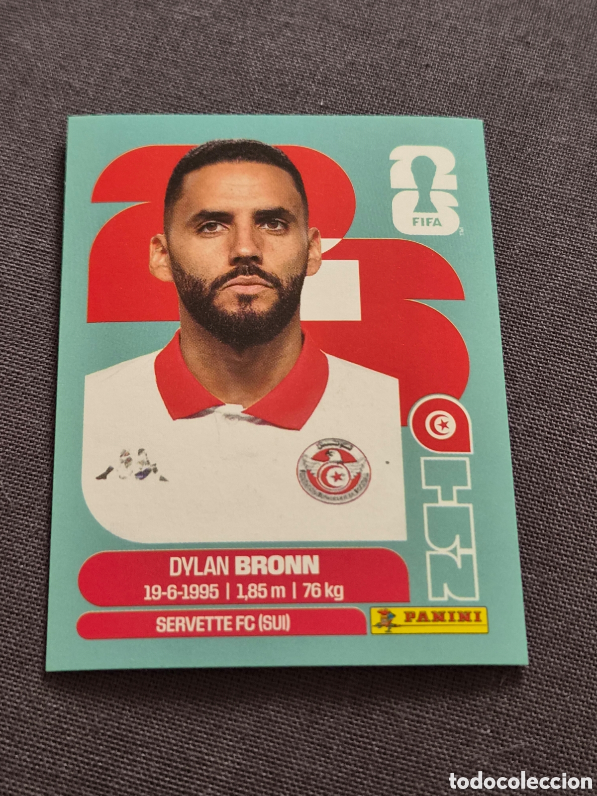 Coleccionismo Cromos antiguos: TUN8 - BRONN , TUNISIA FIFA WORLD CUP 2026