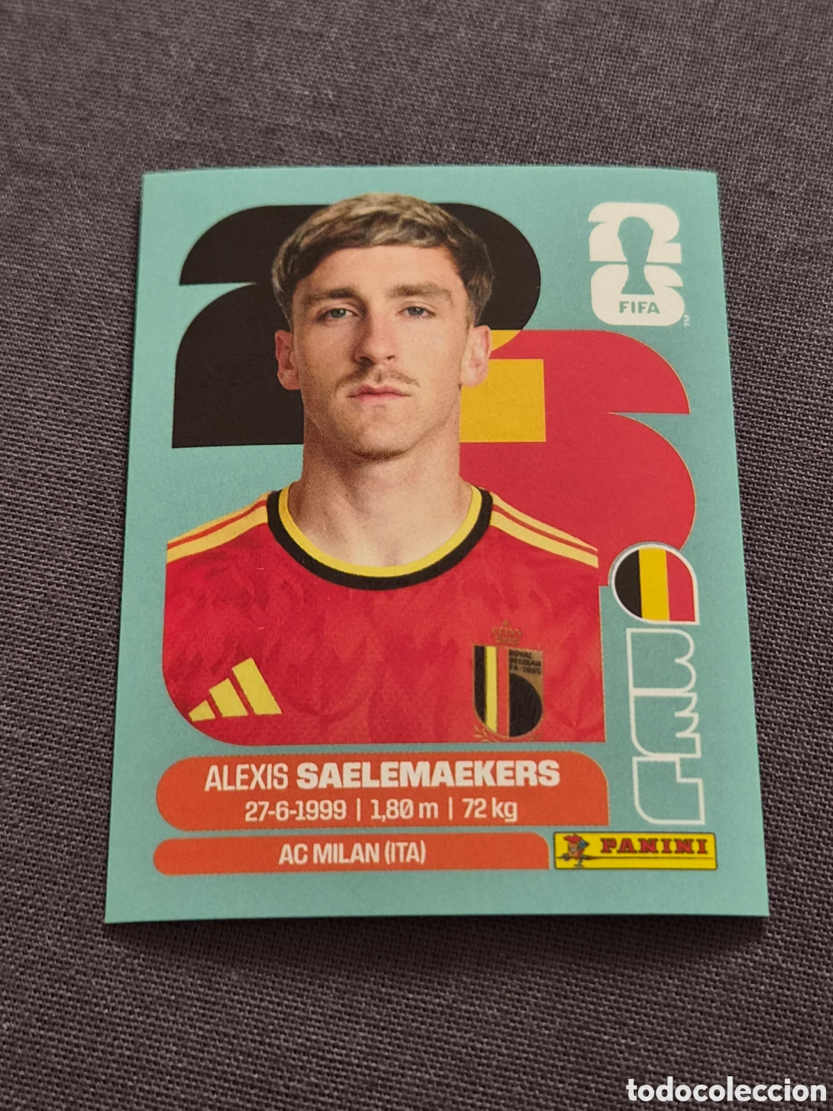 Coleccionismo Cromos antiguos: BEL12 - SAELEMAEKERS , B&Eacute;LGICA FIFA WORLD CUP 2026