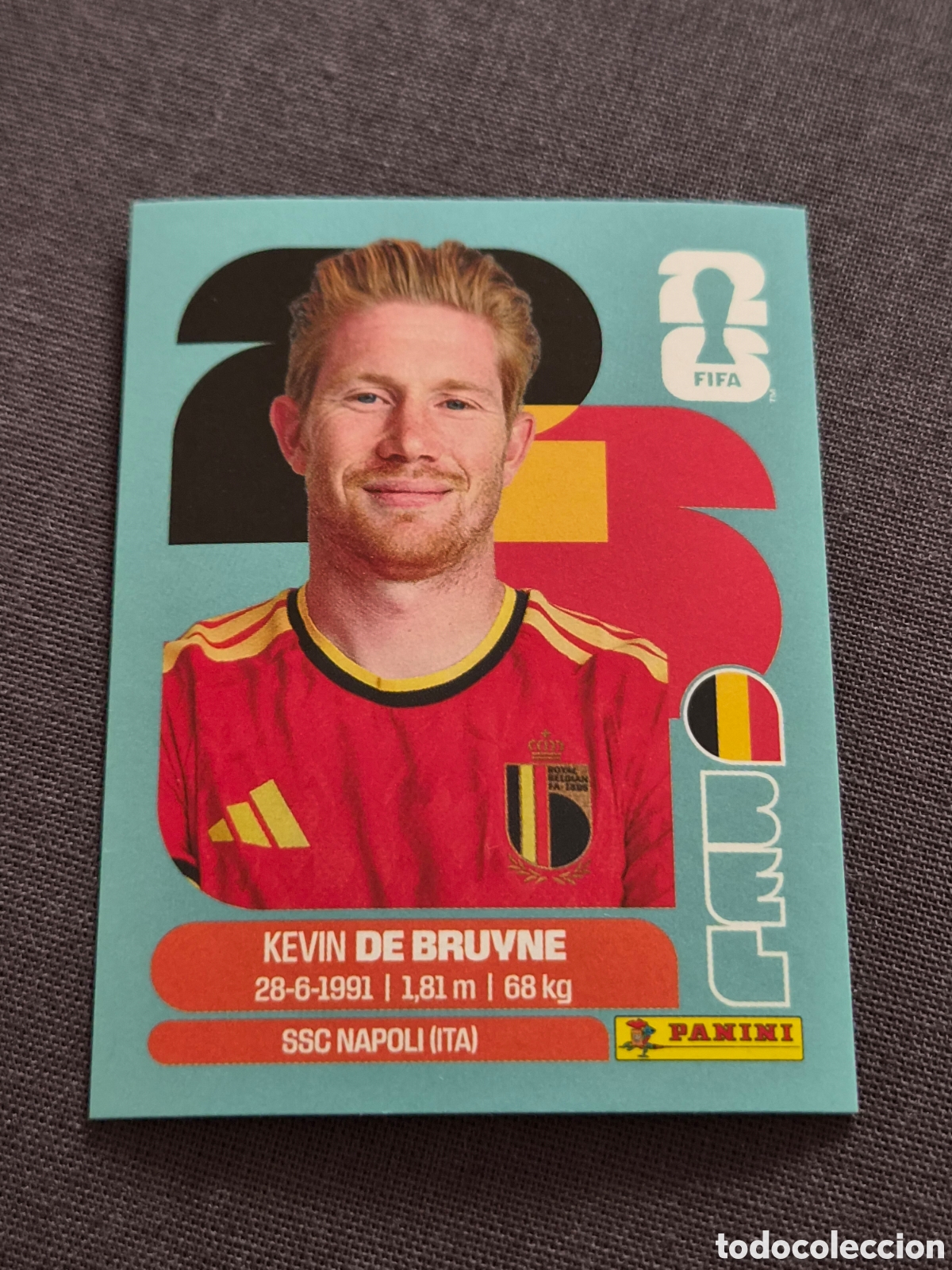 Coleccionismo Cromos antiguos: BEL15 - DE BRUYNE, B&Eacute;LGICA FIFA WORLD CUP 2026