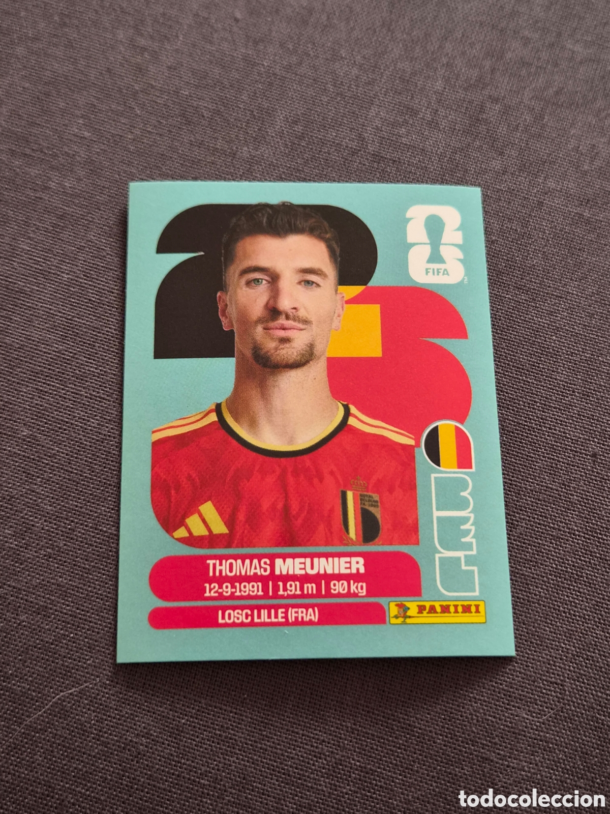 Coleccionismo Cromos antiguos: BEL8 - MEUNIER , B&Eacute;LGICA FIFA WORLD CUP 2026