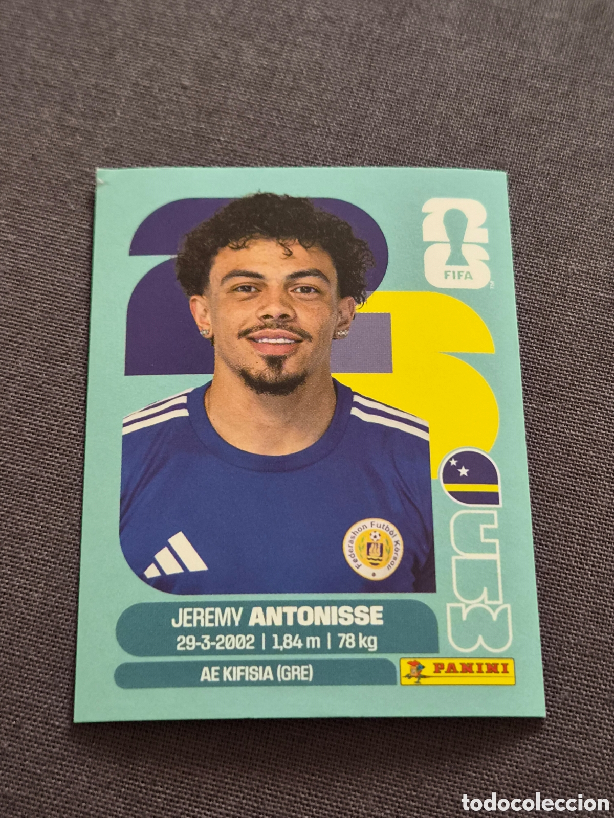 Coleccionismo Cromos antiguos: CUW18 - ANTONISSE , CURACAO FIFA WORLD CUP 2026
