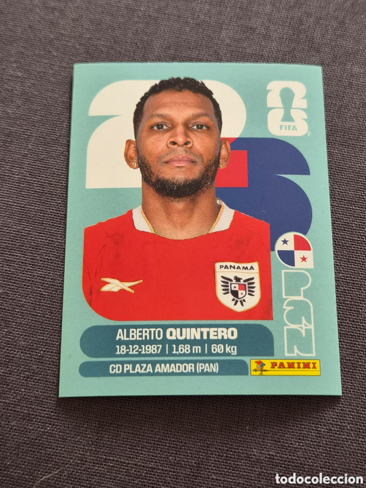 Coleccionismo Cromos antiguos: PAN20 - QUINTERO , PANAM&Aacute; FIFA WORLD CUP 2026