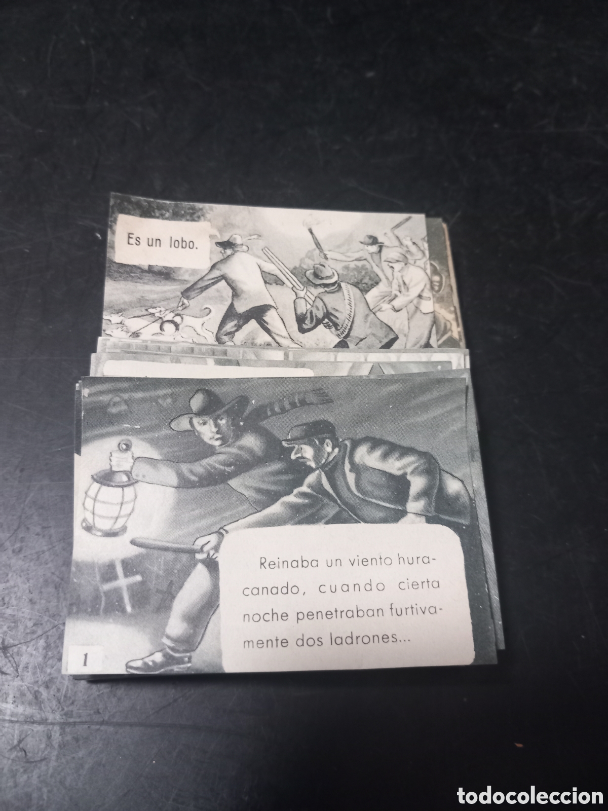 Coleccionismo Cromos antiguos: ALBUM FRANKENSTEIN Y EL HOMBRE LOBO FHER A&Ntilde;O 1946 COLECCION COMPLETA CROMOS SIN PEGAR ORIGINALES