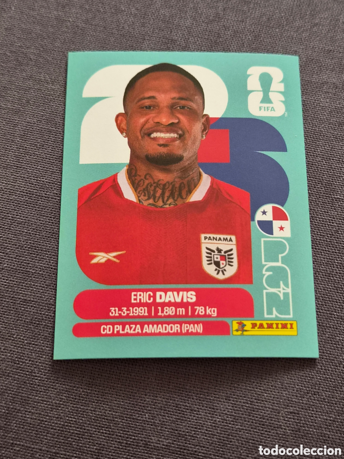 Coleccionismo Cromos antiguos: PAN7 - DAVIS , PANAM&Aacute; FIFA WORLD CUP 2026
