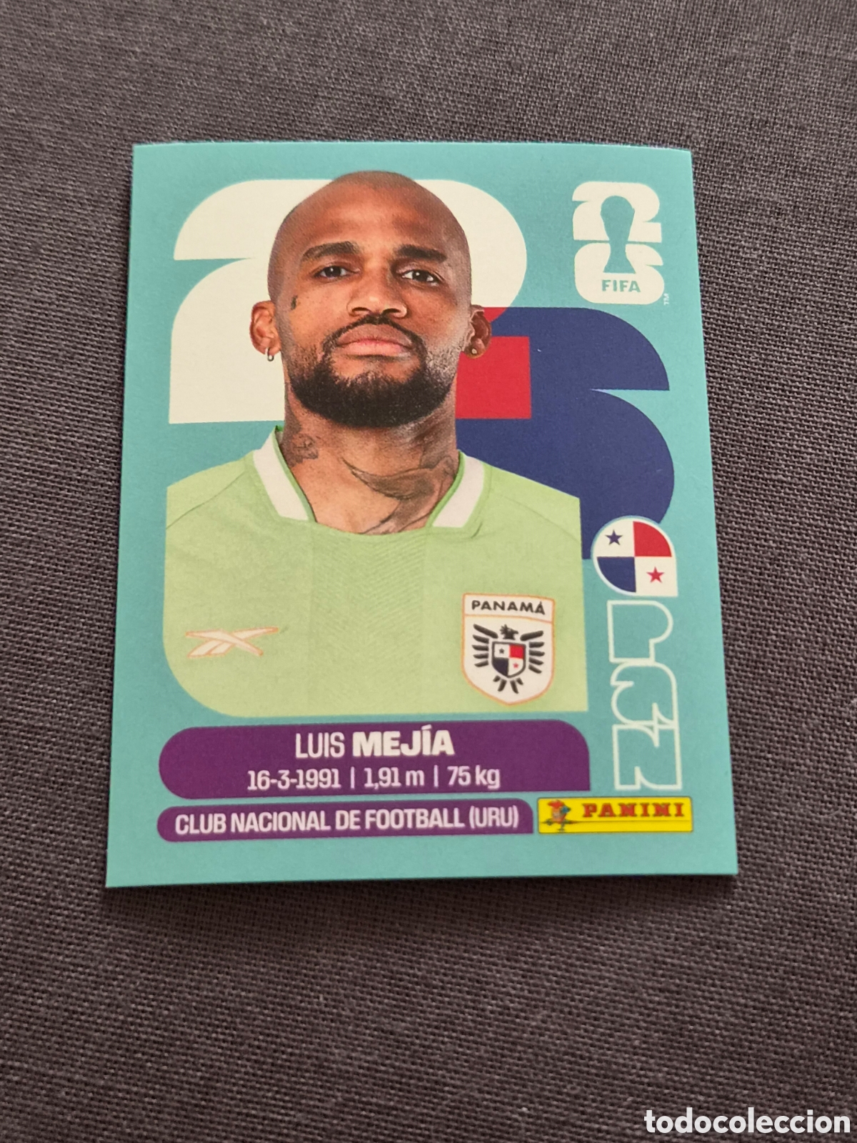 Coleccionismo Cromos antiguos: PAN3 - MEJIA , PANAM&Aacute; FIFA WORLD CUP 2026