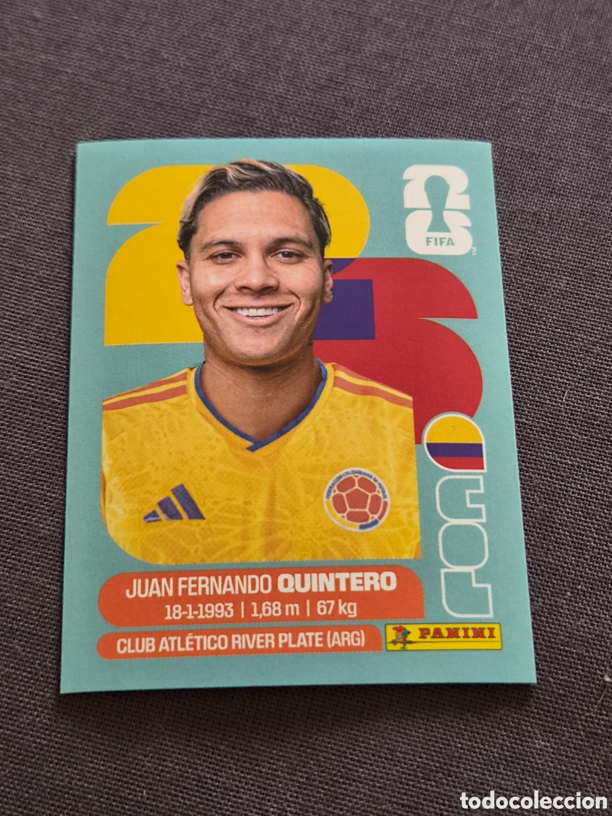 Coleccionismo Cromos antiguos: COL15 - QUINTERO, COLOMBIA FIFA WORLD CUP 2026