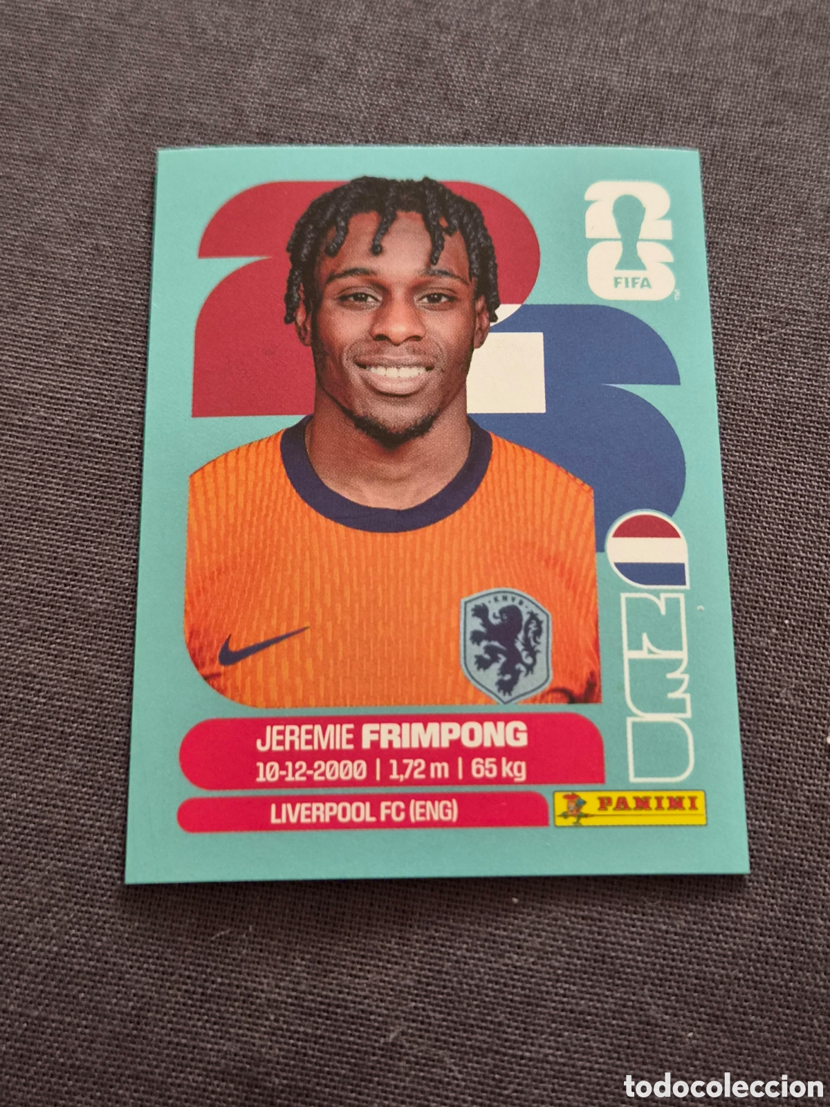 Coleccionismo Cromos antiguos: NED8 - FRIMPONG , HOLANDA FIFA WORLD CUP 2026