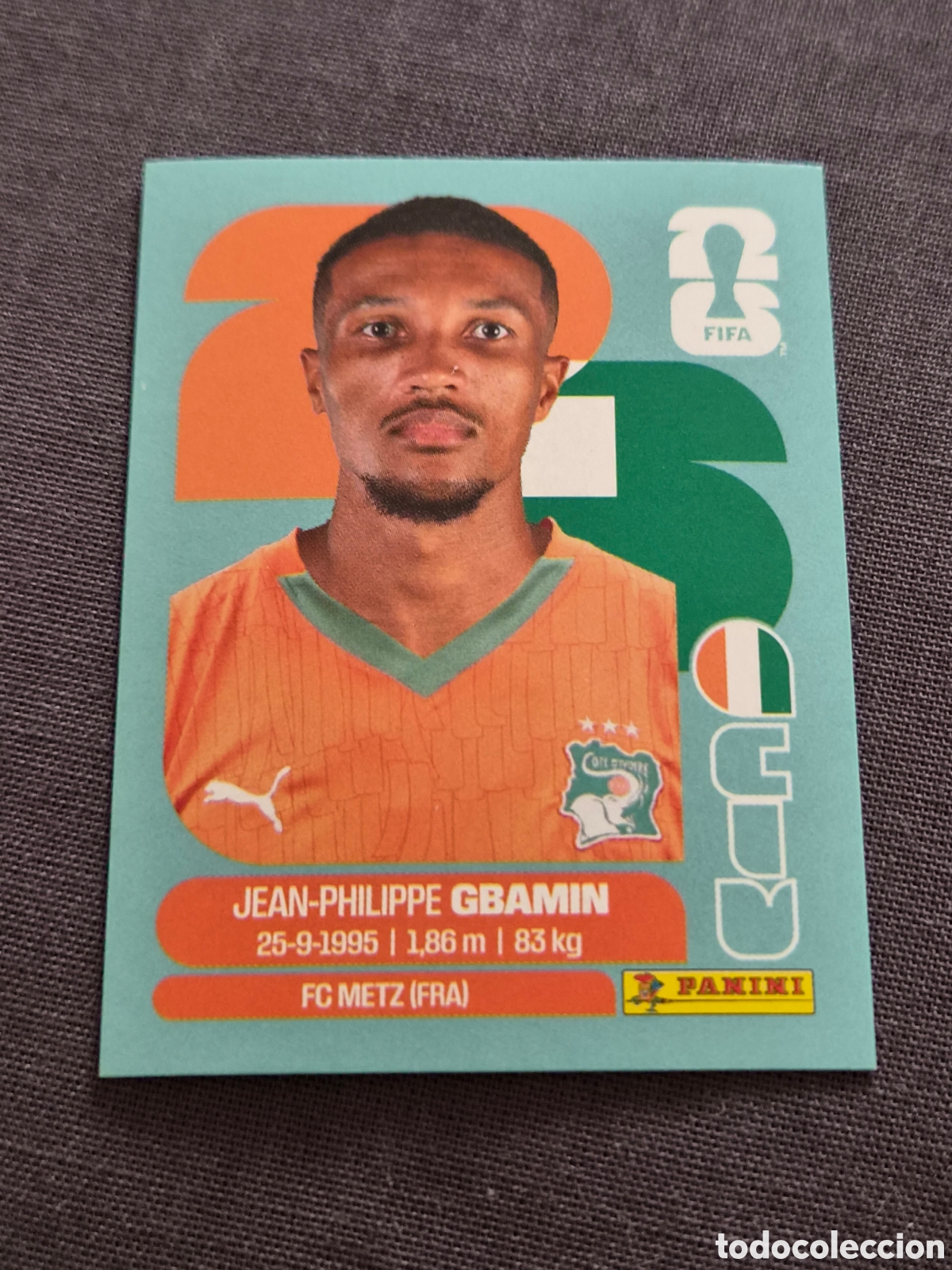 Coleccionismo Cromos antiguos: CIV14 - GBAMIN , COSTA DE MARFIL FIFA WORLD CUP 2026
