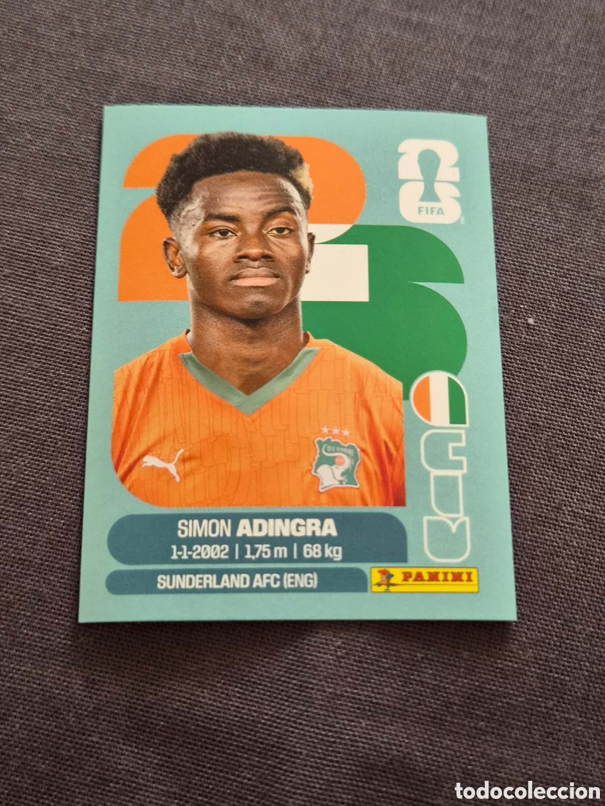 Sammeln alte Sammelbilder: CIV17 - ADRINGA , COSTA DE MARFIL FIFA WORLD CUP 2026