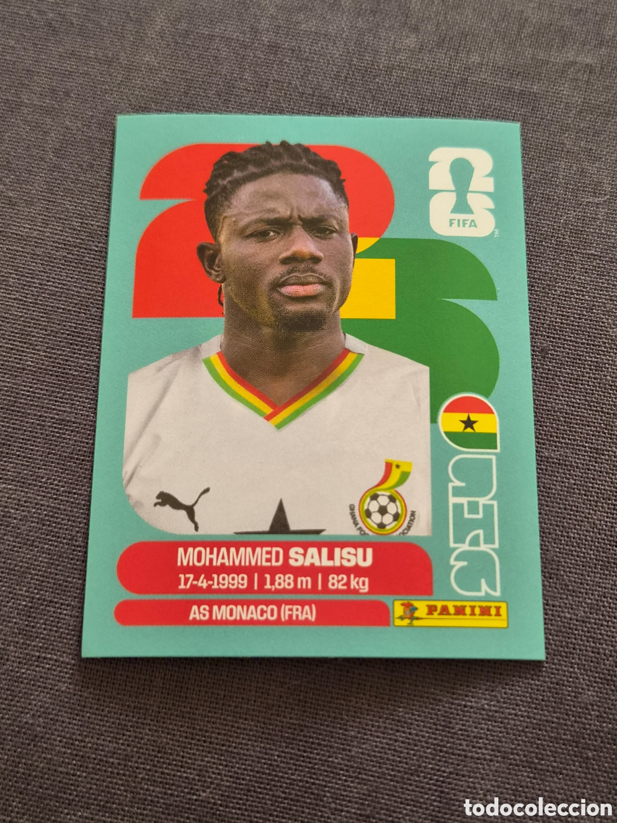 Coleccionismo Cromos antiguos: GHA4 - SALISU , GHANA FIFA WORLD CUP 2026