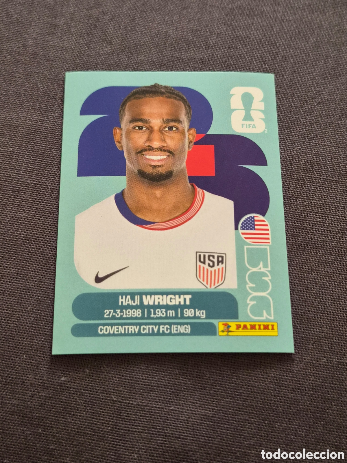 Coleccionismo Cromos antiguos: USA19 - WRIGHT, ESTADOS UNIDOS FIFA WORLD CUP 2026