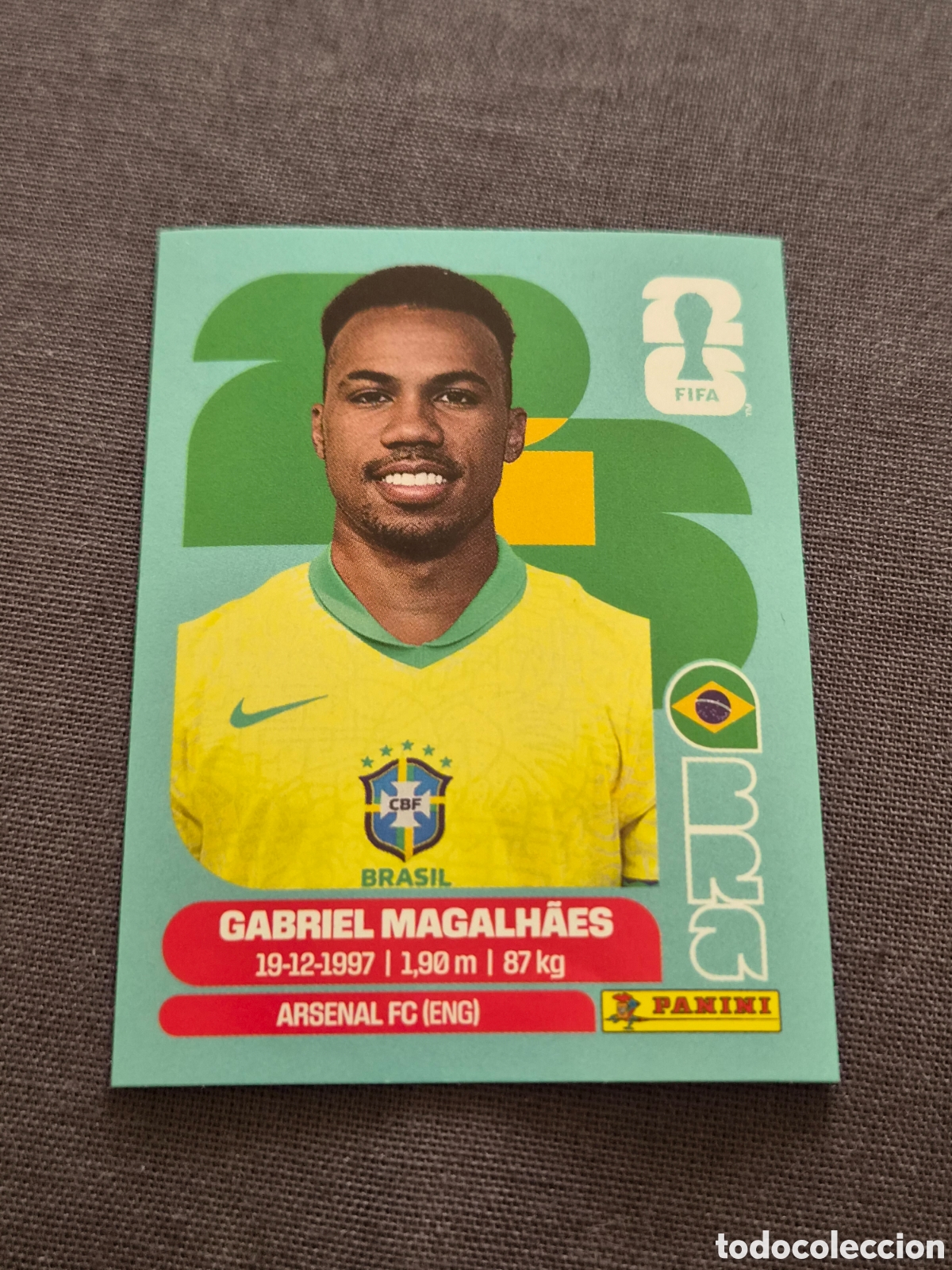 Coleccionismo Cromos antiguos: BRA6 - MAGALHAES , BRASIL FIFA WORLD CUP 2026