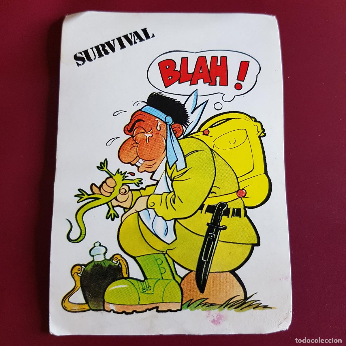 Sammeln alte Sammelbilder: PANINI - FANTASTICKERS - SURVIVAL - NUNCA PEGADO