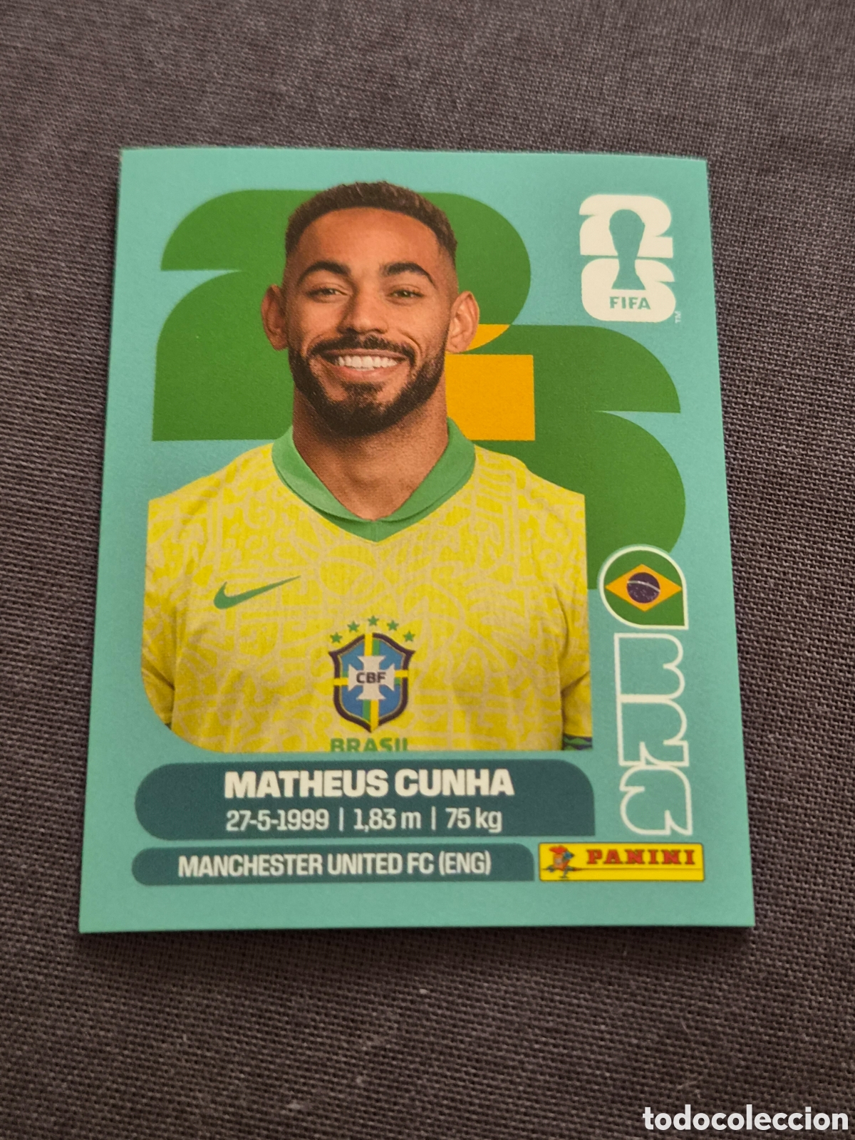 Coleccionismo Cromos antiguos: BRA17 - MATHEUS CUNHA, BRASIL FIFA WORLD CUP 2026