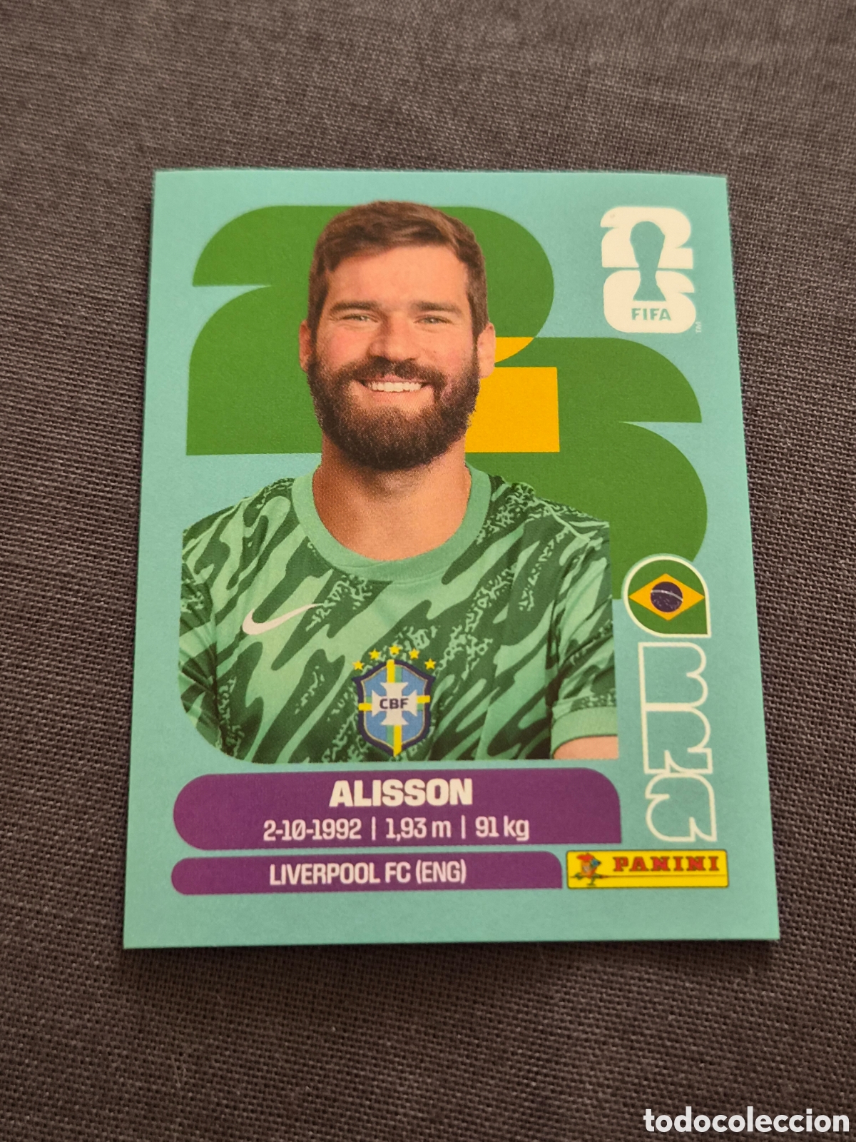 Coleccionismo Cromos antiguos: BRA2 - ALISSON , BRASIL FIFA WORLD CUP 2026