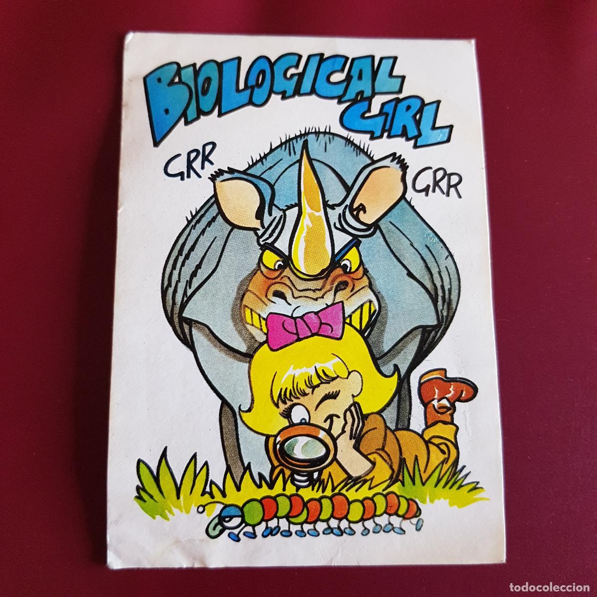 Coleccionismo Cromos antiguos: PANINI - FANTASTICKERS - BIOLOGICAL GIRL - NUNCA PEGADO