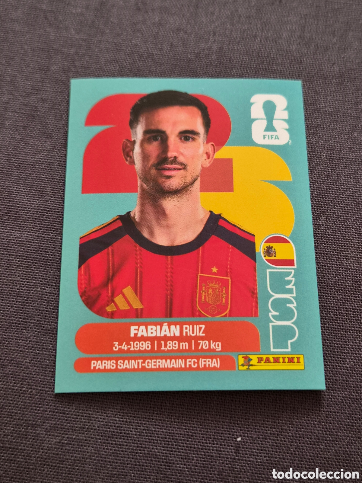 Coleccionismo Cromos antiguos: ESP12 - FABIAN RUIZ , ESPA&Ntilde;A FIFA WORLD CUP 2026