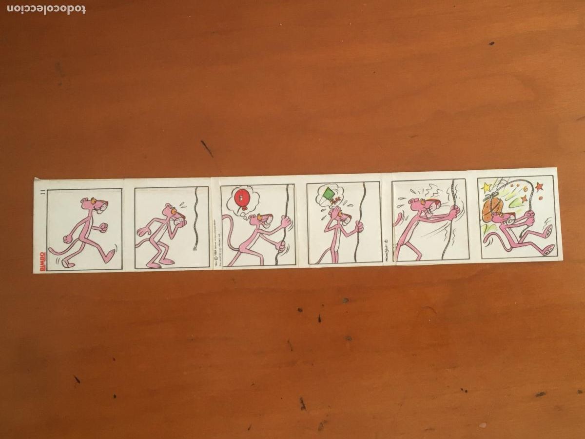 Sammeln alte Sammelbilder: bimbo pantera rosa los tiri-comics cromo nunca pegado