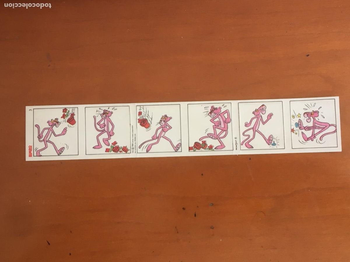 Sammeln alte Sammelbilder: bimbo pantera rosa los tiri-comics cromo nunca pegado