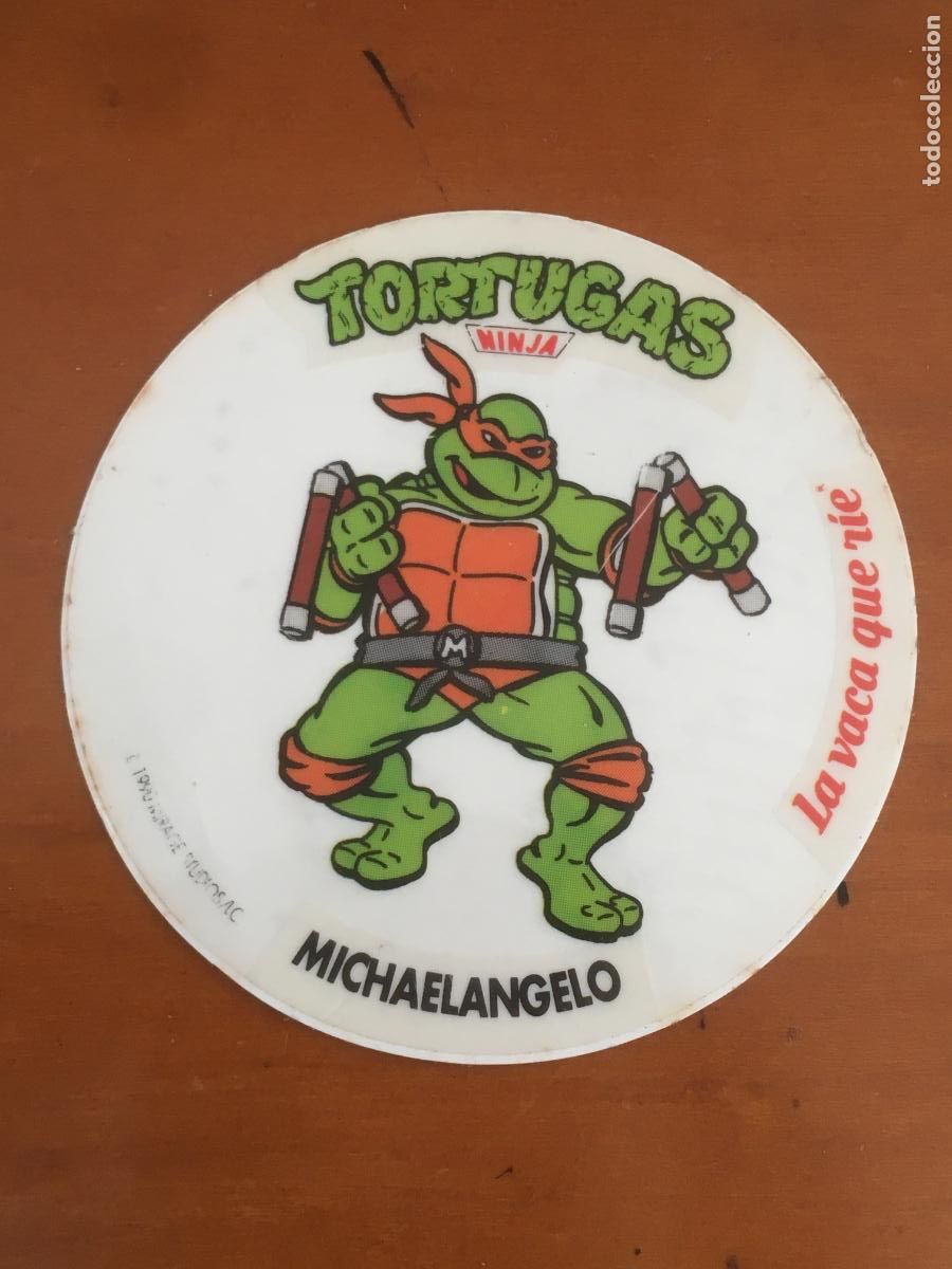 Sammeln alte Sammelbilder: tortugas ninja la vaca que rie cromo nunca pegado