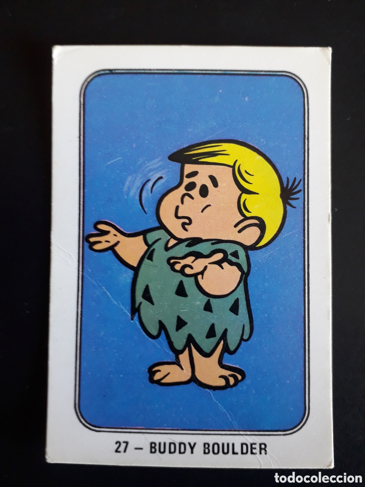 Collectable Antique Stickers: BUDDY BOULDER, FESTIVAL HANNA BARBERA FHER 1971 N&deg; 27 SIN PEGAR. ARRUGA PEDIDO M&Iacute;NIMO 3&euro;.