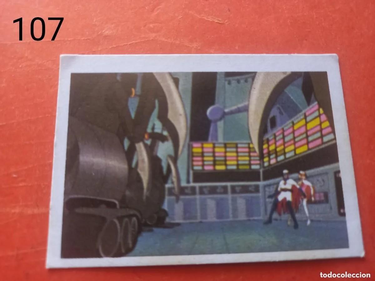 Collezionismo Figurine antiche: Cromo n.107 la batalla de los planetas edic. Fher - sin pegar.